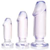 Набор анальных пробок Crystal Jellies Anal Starter Kit прозрачный